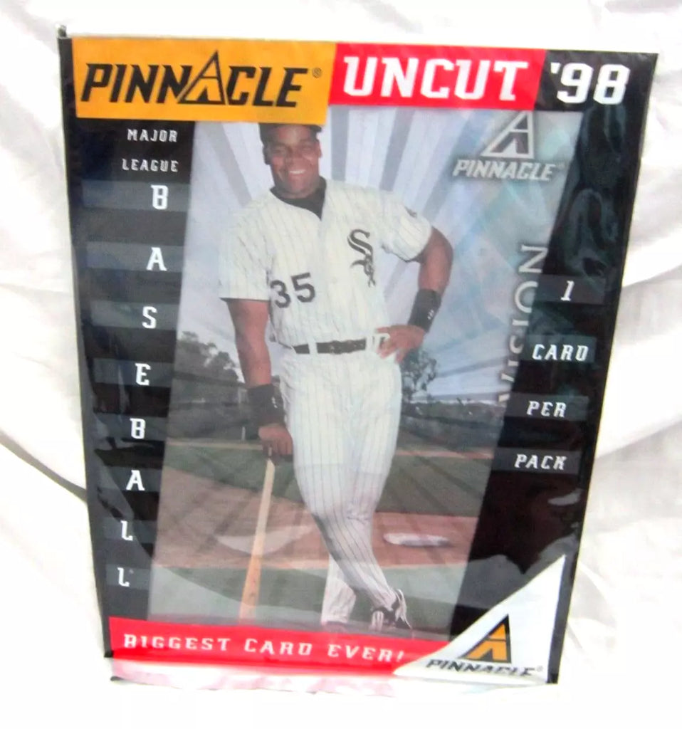 Frank Thomas 1998 Pinnacle UnCut Dufex Parallel 19"x13.5" single card-New!