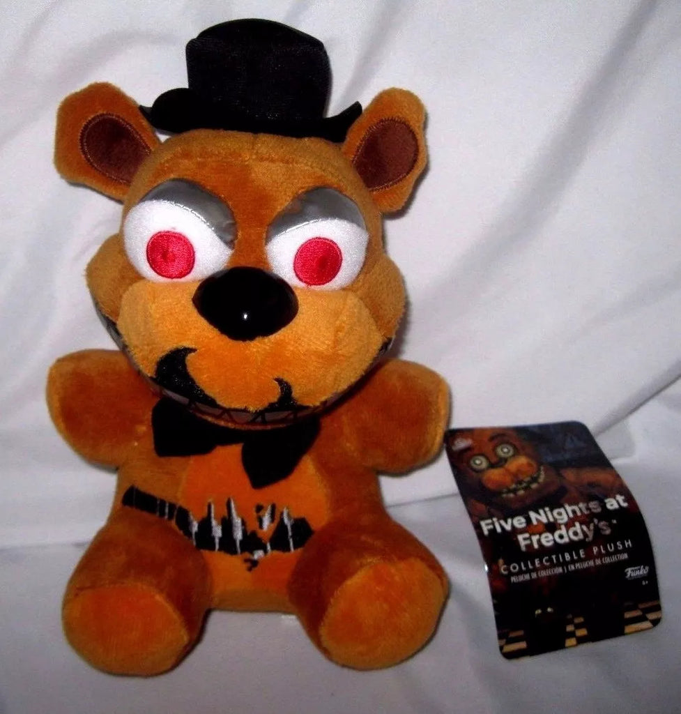 Five Nights at Freddy's 6" Nightmare Bear Fazbear Plush-FNF Fazbear Plush-New!