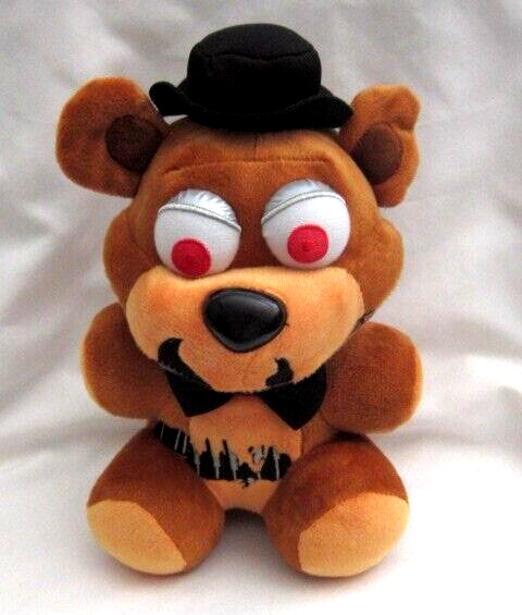 Unisex Five Nights at Freddy's FNAF 10" Nightmare Fazbear Plush in FNAF Box-New!