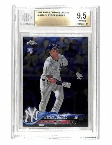 Gleyber Torres RC 2018 Topps Chrome Update Rookie#HMT9 BGS9.5!Yankees 2B RC GEM