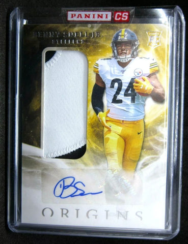 BENNY SNELL JR. RC 2019 PANINI ORIGINS GU 2CLR PATCH ROOKIE AUTO!STEELERS RB RC