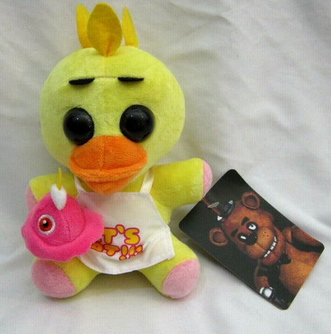 Unisex Five Nights at Freddy's FNAF 7" Chica Let's Eat Plush Animal-Brand New!