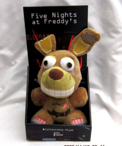 Unisex Five Nights at Freddy's FNAF 10" Springtrap Bonnie in FNAF Box-New!