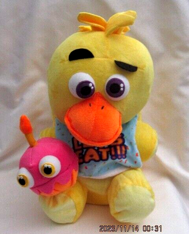 Unisex Five Nights at Freddy's 13" Chica w/ Cupcake Plush Backpack-Brand New!