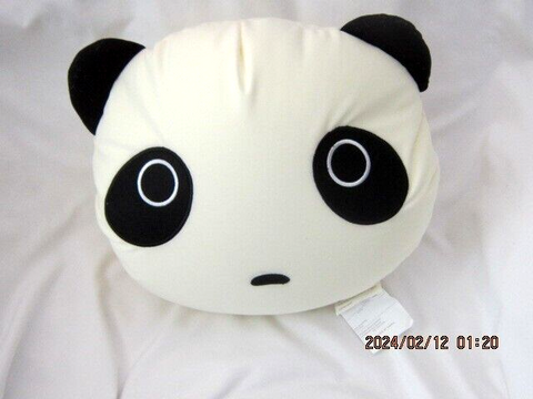 Unisex 12" Snow Foam Panda's Head Cushion Soft Stuffed Plush Pillow-Brand New!A