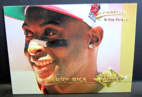 Jerry Rice 1997 Action Pack 1:167 Packs Authentic Diamond Studs!49ers WR GOAT--A