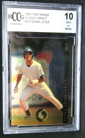 Derek Jeter RC 1993-94 Classic Images Sudden Impact Rookie#13!Yankees SS RC GOAT-A