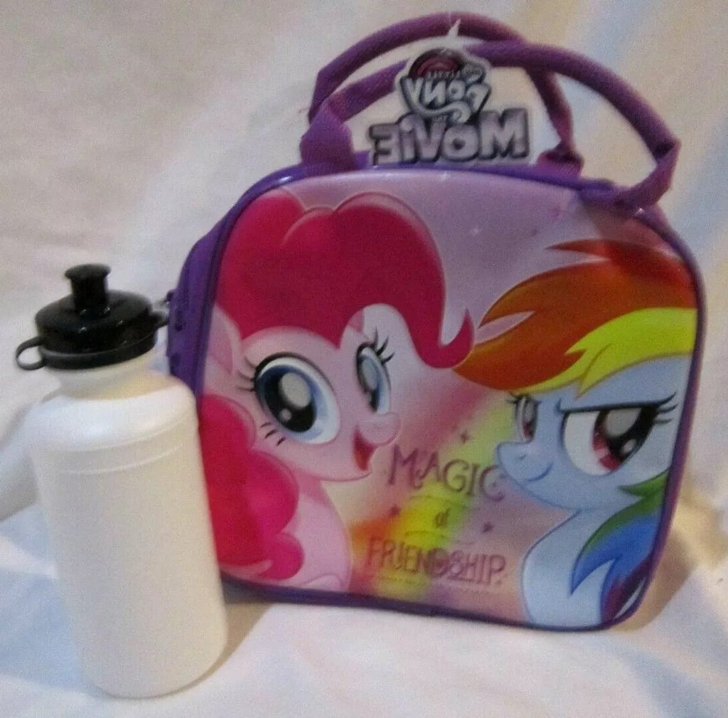 My Little Pony 9.5" Magic of Friendship Purple Insulated Lunch Bag Lunchbox-New