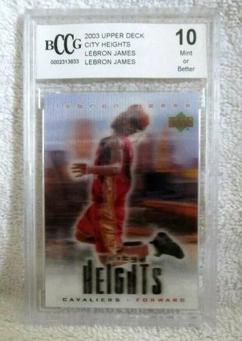 Lebron James RC 2003-2004 Upper Deck City Heights Hologram Rookie Card BccG10!3