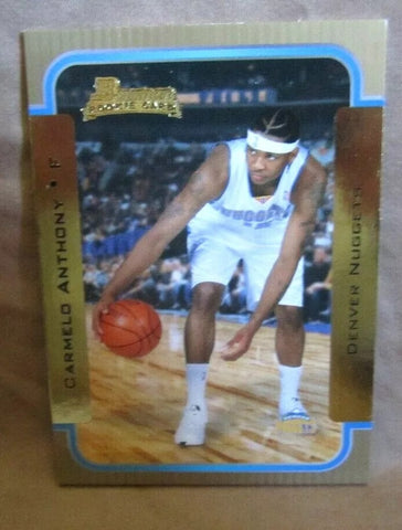 Carmelo Anthony RC 2003-2004 Bowman Gold Variant Rookie#140!Nuggets G RC HOF-V11