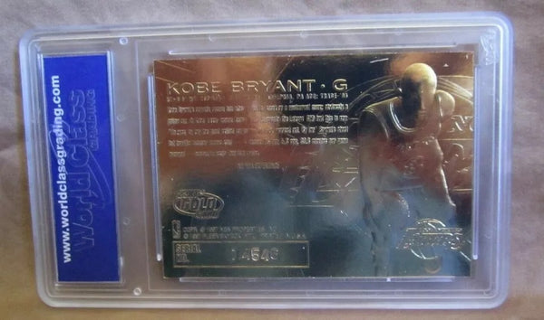 Kobe Bryant RC 1996 Fleer 23Kt Gold Purple Auto Rookie#14546/15000 WCCG10!LAKERS