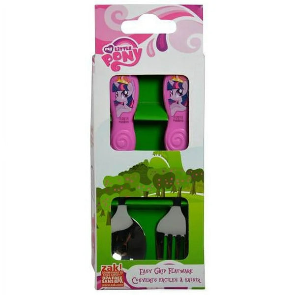 My Little Pony 2 Piece Flatware (Folk and Spoon)&14oz My Little Pony Tumbler Cup