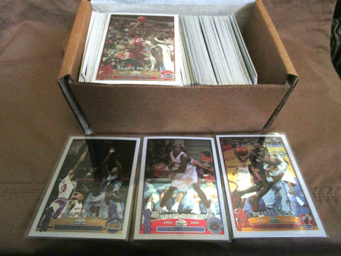 LeBron James RC/Carmelo Anthony/Chris Bosh RC 2003-04 Topps Chrome Complete Set