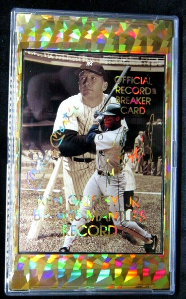 Mickey Mantle/Ken Griffey Jr 1994-95 Sports Cards Record Breaker Facsimile Autos