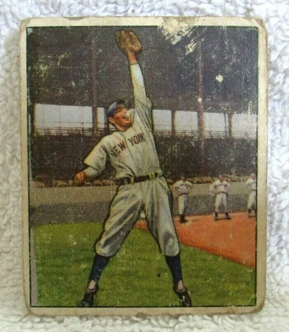 Phil Rizzuto 1950 Bowman Fielding the Ball Pose Card#11!Yankees IF GOAT HOF