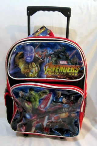 Avengers Infinity War Rolling 16" Backpack with two compartments-Brand New!v2