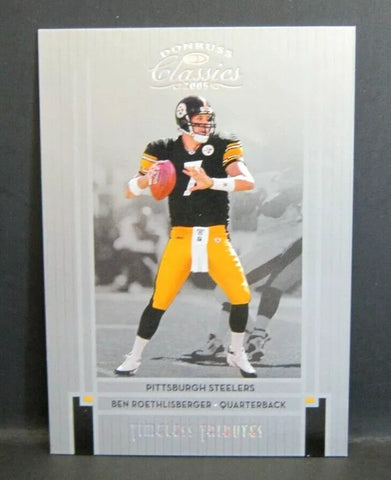 Ben Roethlisberger 2006 Donruss Classics Timeless Tributes#18/50!Steelers QB HOF