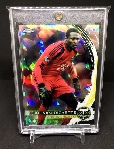 DONOVAN RICKETTS 2014 TOPPS CHROME ICE REFRACTOR#09/10-PORTLAND TIMBERS G HOF