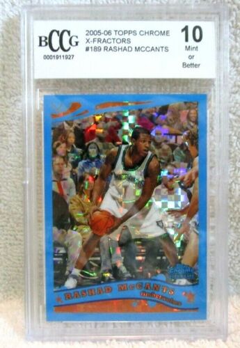 Rashad McCants 2005-06 Topps Chrome Blue XFractors#7/90 BCCG10!Timberwolves G RC