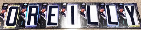 Cal O'Reilly 2009-10 Upper Deck Black Name 7pc Letterman 2-clr Patch#/499 Cards