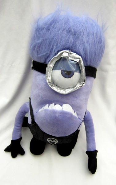 Despicable Me Minion Minions Evil One Eye 13"-18" Plush Backpack Tote-New!