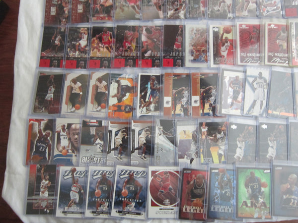 Michael Jordan 1989-2007 153 Common and Insert Card Lot!Bulls G GOAT HOF