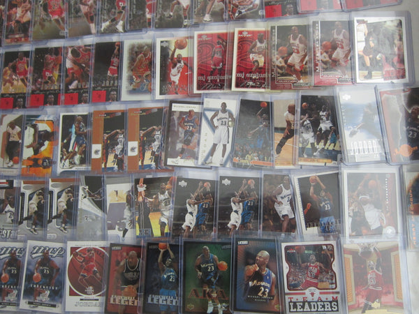 Michael Jordan 1989-2007 153 Common and Insert Card Lot!Bulls G GOAT HOF