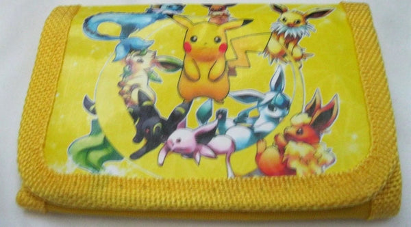Pokemon Pikachu and Friends Unisex Kid's Adult Wallet 4.5" L x 3" W-Pokemon!!!