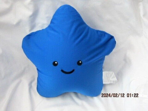 12" Blue Star Snow Foam Pillow Cushion Soft Stuffed Plush Toy Doll-Brand New without Tags!