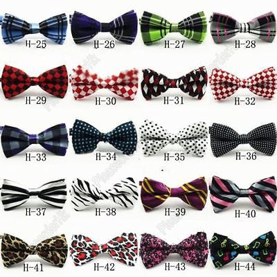 Tuxedo PreTied White Black Checkered Bow Tie Satin Adjustable Bowtie Bow Tie-New