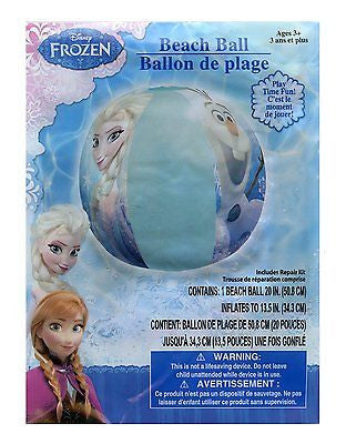 Disney Frozen Olaf &Elsa 20" Inflatable Beach Ball,Floating Arm Floats,&Goggles