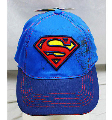 Marvel Superman with Portrait Signature Baseball Cap-Superman 2 tone Cap-New!