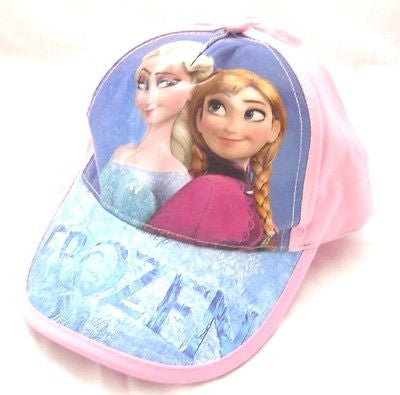 Disney Girls Boys Frozen Elsa & Anna Sisters Adjustable Baseball Cap/Hat-New!