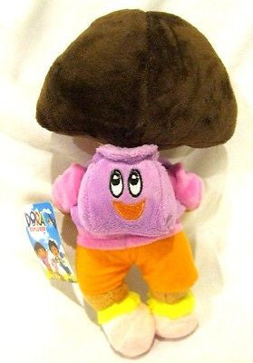 Dora the Explorer 15" Plush Doll Wearing Purple Mr Backpack Soft Stuffed Toy-NEW