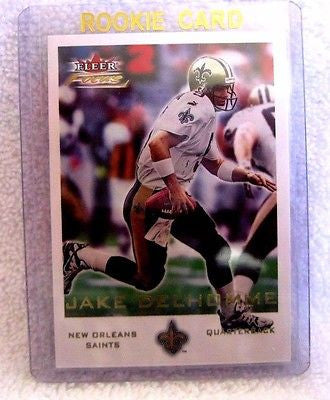 Brian Griese RC 1998 Finest Refractor w/ Protector Card #122-Denver Broncos QB