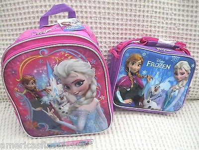 Walt Disney Frozen Anna Elsa Olaf 16" Adjustable Strap Backpack-Brand New w/Tag