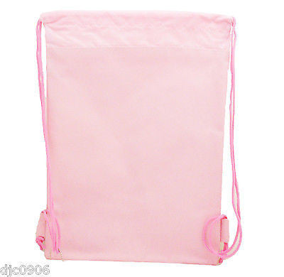 SESAME STREET ELMO PINK WITH BUTTERFLIES DRAWSTRING BAG BACKPACK TRAVEL-NEW