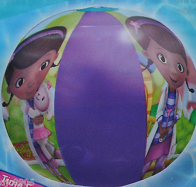 Walt Disney Doc McStuffins and Friends 20" Beach Bal,Swim Ring,and Arm Floats