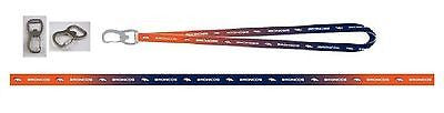 Denver Broncos Two Tone Licensed Keychain/ID Holder Lanyard-Brand New!