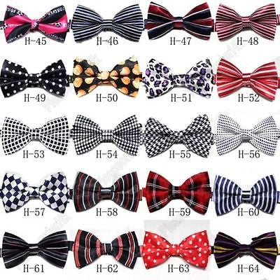 BLOOD SPLATTERED WHITE ADJUSTABLE BOW TIE LOT OF 24-NEW IN GIFT BOXES!