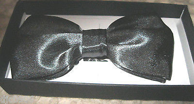 SHINY SOLID GRAY GREY TUXEDO ADJUSTABLE BOWTIE BOW TIE-NEW GIFT BOX!RED BOWTIE