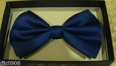 Unisex ROYAL  BLUE Tuxedo Classic BowTie Neckwear Adjustable Bow Tie