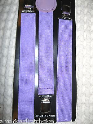 Unisex Dark Blue Y-Back Style Back Adjustable suspenders-New in Package!