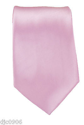 Unisex Hot Pink Silk Feel Neck tie 56" L x 3" W-Pink Tie-Hot Pink NeckTie-New