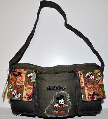 Walt Disney Mickey Mouse Purse with Straps 11"x 7" HandBag-NEW with Tags!