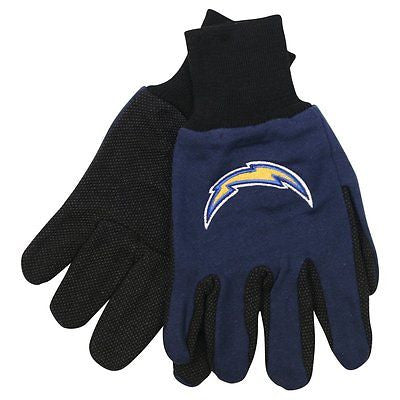Los Angeles Chargers NFL Team Logo Licensed Sport Utility Gloves-New with Tags!