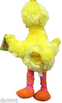 Sesame Street Yellow 8" All Fabric Big Bird Plush Doll Soft Stuffed Toy Figure