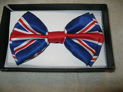 UK British England Adjustable Suspenders,Lanyard,UK Wallet & UK British Bow tie