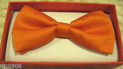 KID'S UNISEX SOLID BLUE COLOR TUXEDO ADJUSTABLE BOWTIE BOW TIE-NEW WITH BOX!