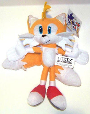 Sonic the Hedgehog Mini Tails Plush 7"-8" Yellow Plush Doll-New with Tags!